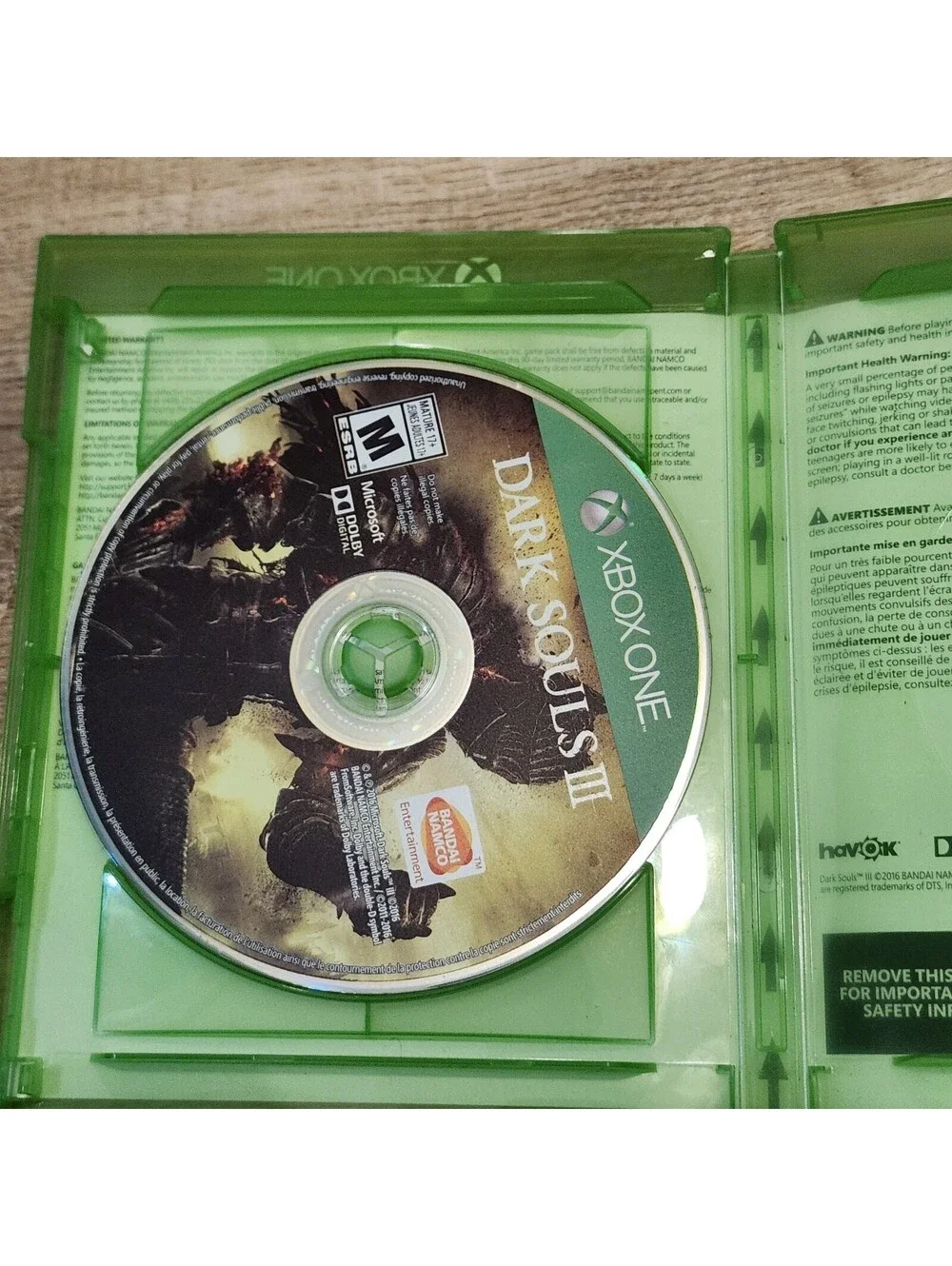 DARK SOULS III Standard Edition (Xbox One 2016) (New, Unused)